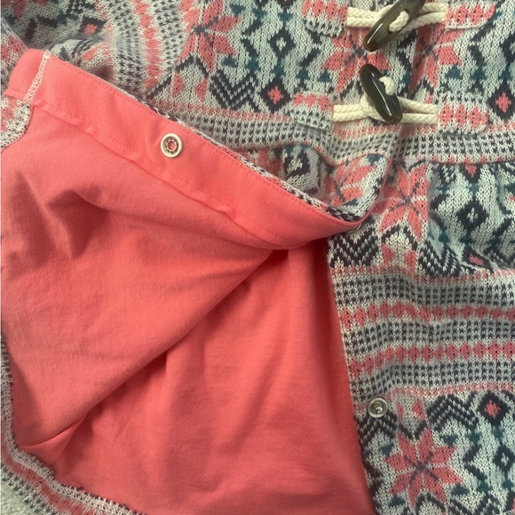 Tucker + Tate Girl’s Sweater cardigan knit cape Hoodie Pink 18 Months - Picture 5 of 5